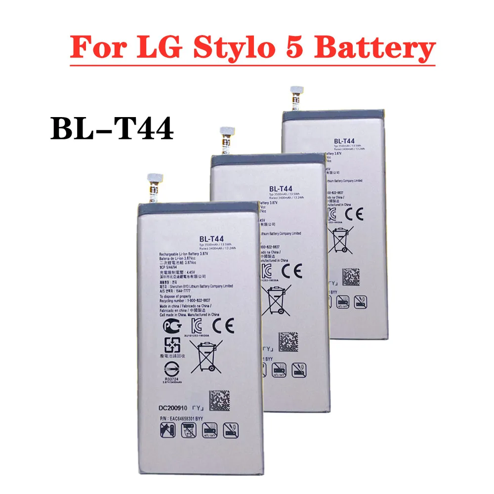 Нова батерия BLT44 BL-T44 с капацитет от 3500 mah за LG Stylo 5 LMQ720PS Q720A BL T44, благородна работа на смени батерията