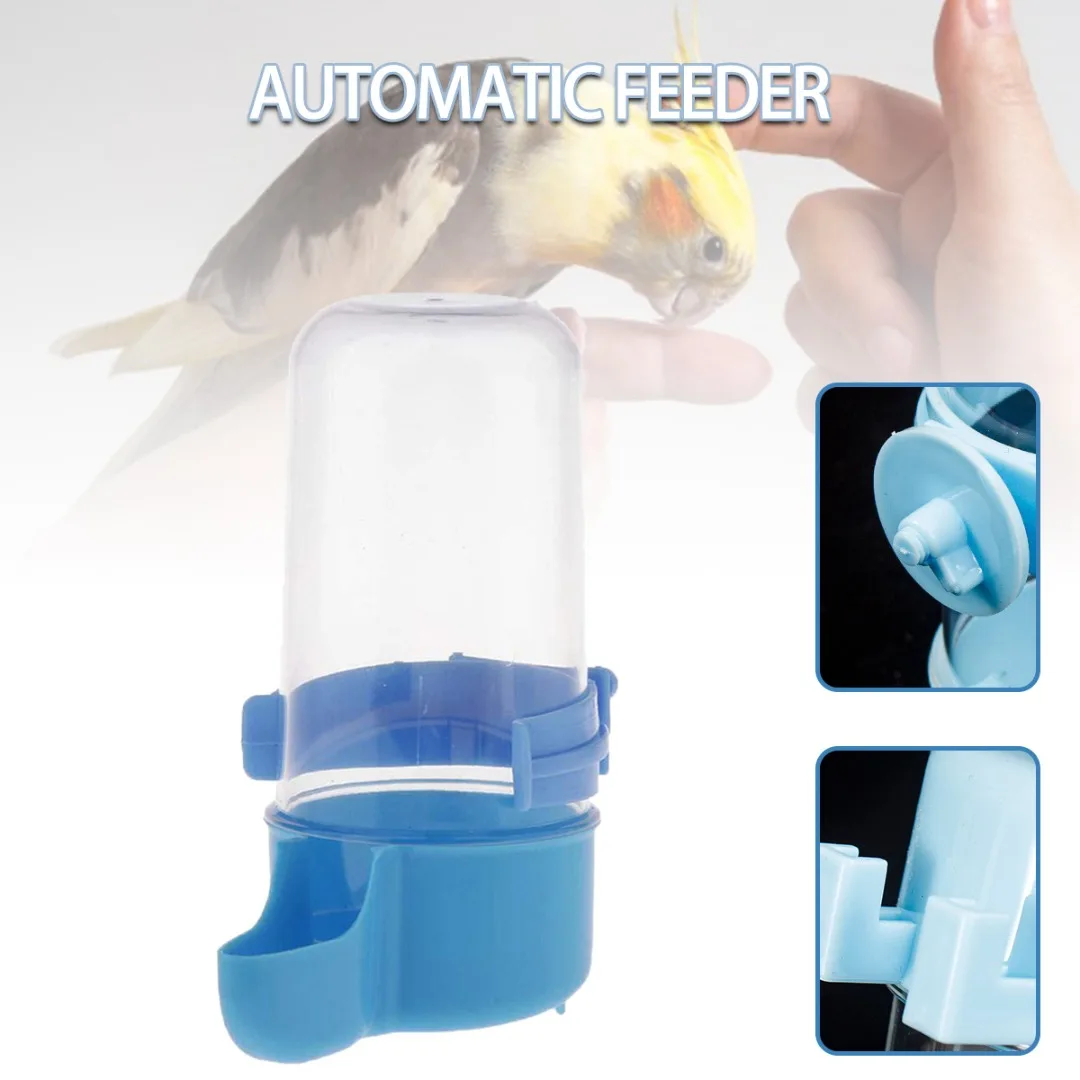 Автоматична пиенето на питейна вода в клетка за птици, Пластмасови Ясла за птици, Пластмасов Диспенсер за вода, пиенето за домашни птици С клипс