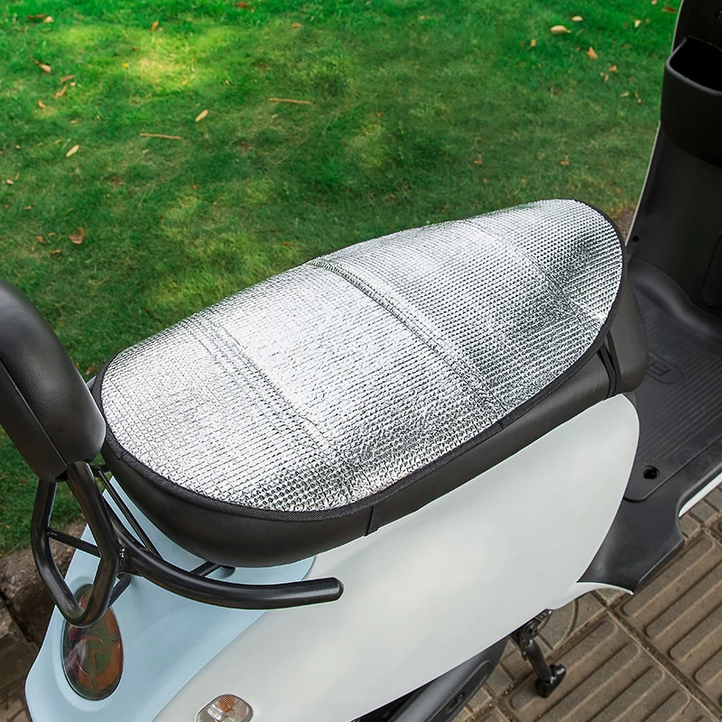 Дишаща мотоциклетът възглавница, универсален слънцезащитен калъф за седалка, прахоустойчив, водоустойчив калъф за топлоизолационна възглавници за скутер