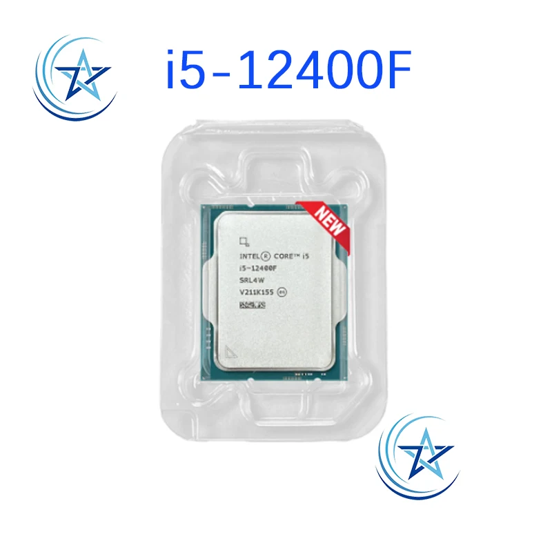 Intel Core I5-12400F i5 12400F i512400F 2,5 Ghz, 6-ядрени 12-стрийминг процесор на 10 Нм L3 = 18 М 65 W LGA 1700 Оригинални автентични