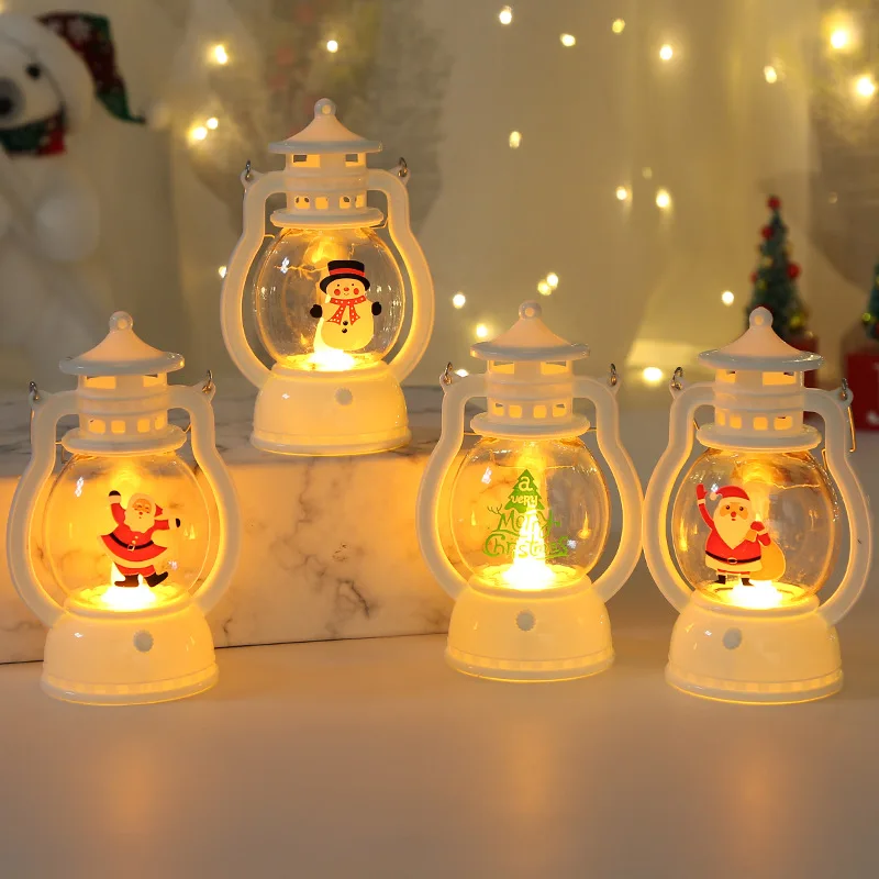 Коледна гирлянда, led светлини, Станта Коледа, Снежен човек, Коледни украси за дома, Коледна елха, Коледен подарък за деца