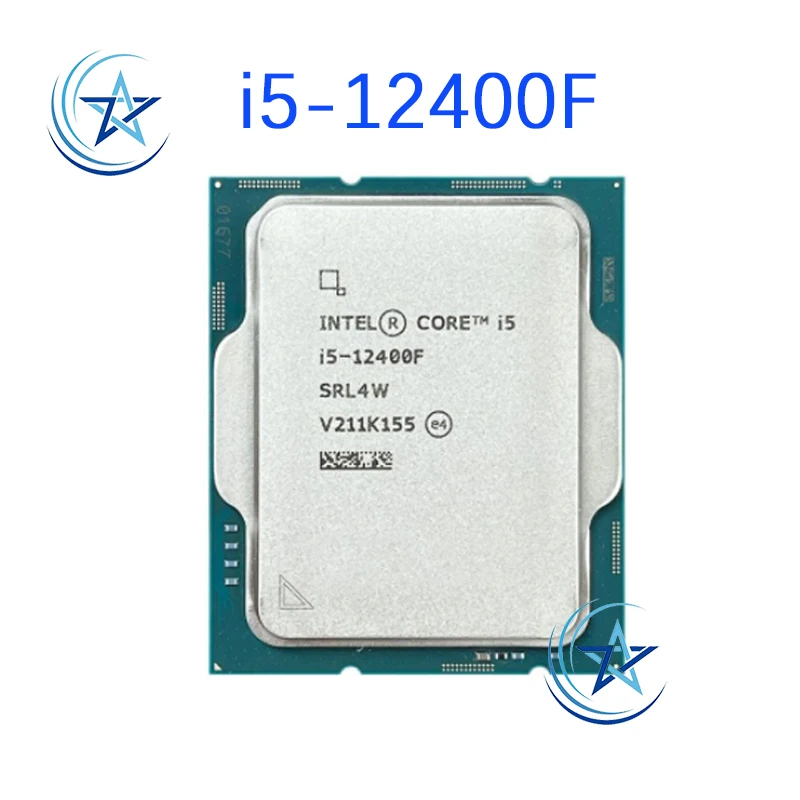 Intel Core I5-12400F i5 12400F i512400F 2,5 Ghz, 6-ядрени 12-стрийминг процесор на 10 Нм L3 = 18 М 65 W LGA 1700 Оригинални автентични