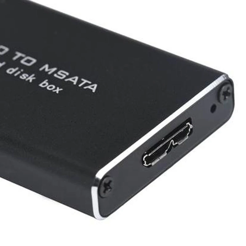 Корпус твърдотелно устройство MSATA до USB 3.0, външен твърд диск, кутия за съхранение на дискове, адаптер за твърдотелно устройство MSATA 30x50 mm 30х30 мм