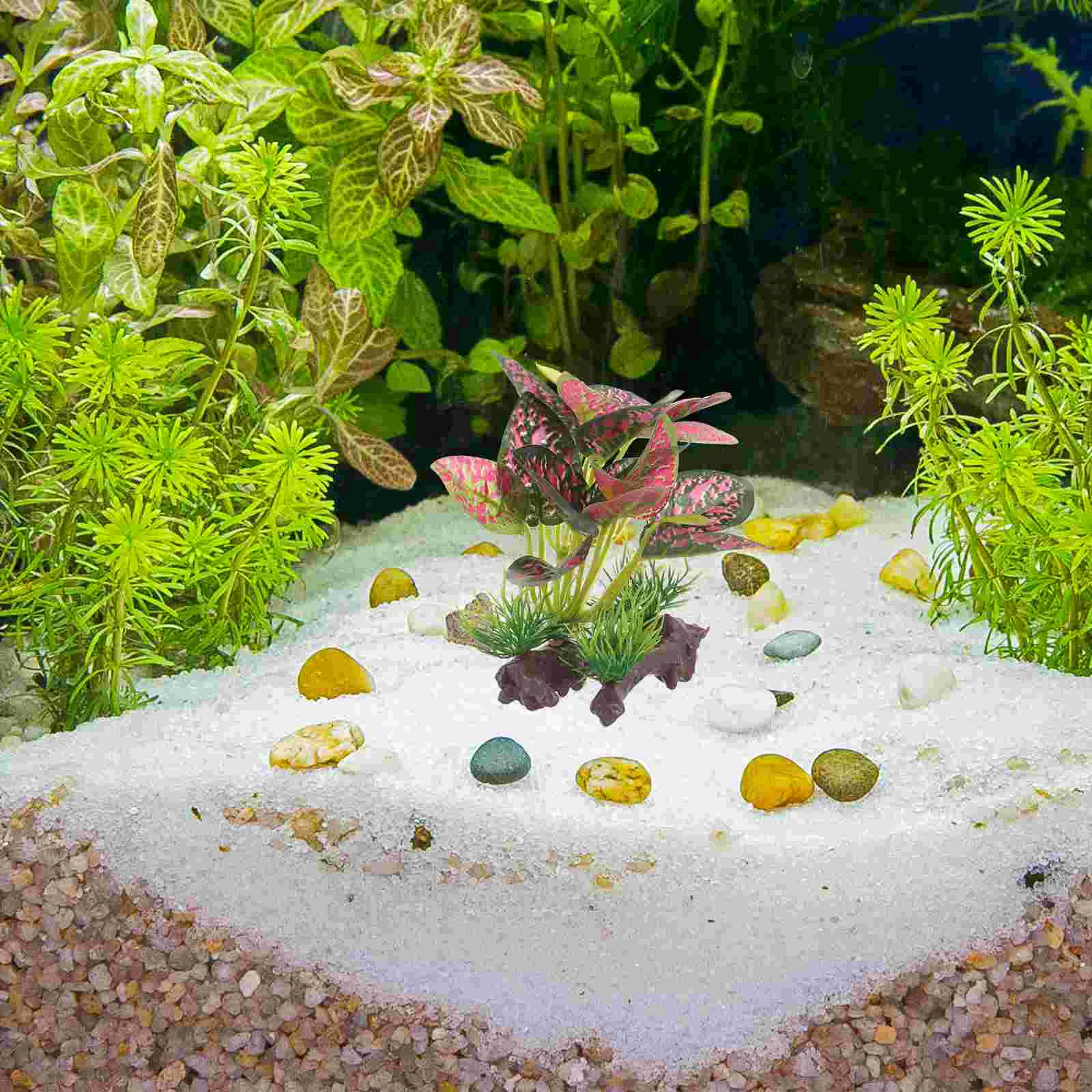 Украшение от водна трева Реалистичен Изкуствен Украшение от водни растения Декор за дома на малък аквариум