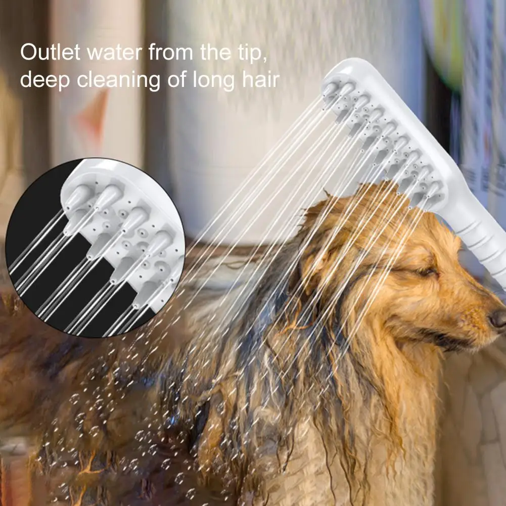 Душ за къпане на кучета 1 Комплект Полезен Лесен За Инсталиране Износоустойчива Инструмент за Къпане на домашни любимци Четка за къпане на Кучета Аксесоари за домашни любимци