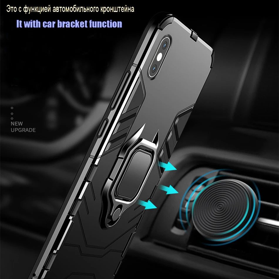 Броневое Пръстен Калъф За Xiaomi mi 8 pro case Mi8 Explorer Edition с лека Броня Калъф за телефон Xiaomi 8 pro Калъф за mi 8 pro