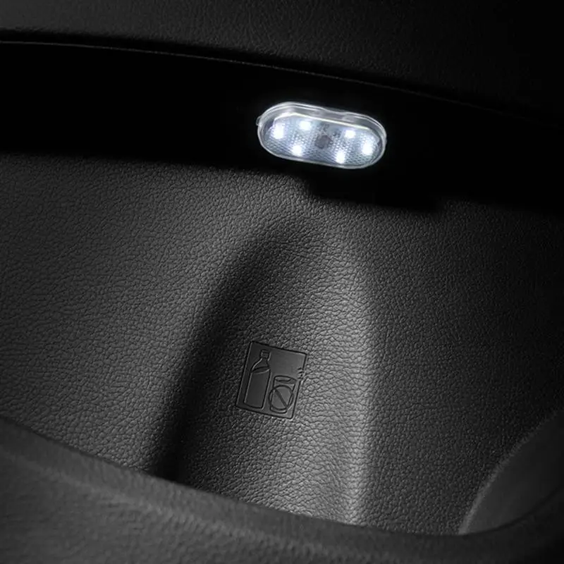 1 ~ 5ШТ Led нощна светлина за стайлинг на автомобили, зареждане чрез mini-USB, Четырехцветный авто врата светлини, led сензор в купето на автомобила, отчитане на показанията на допир сензора