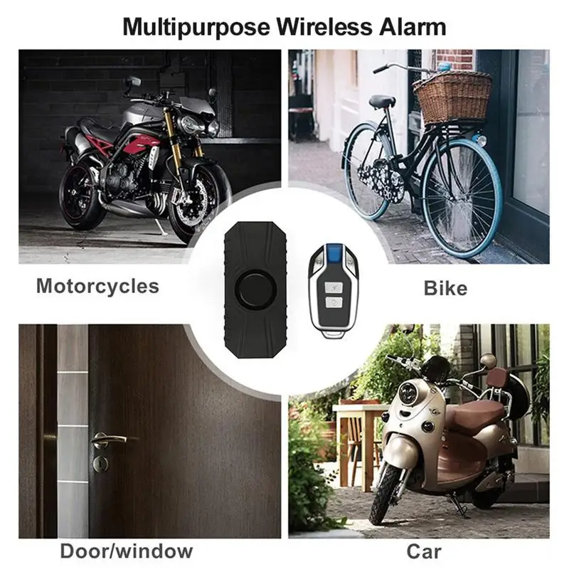Водоустойчив анти-кражба аларма за мотоциклет, мотор, Безжично дистанционно управление, охранителна аларма за велосипед, Електрическа автомобилна аларма на 150 db