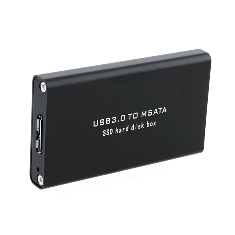 Корпус твърдотелно устройство MSATA до USB 3.0, външен твърд диск, кутия за съхранение на дискове, адаптер за твърдотелно устройство MSATA 30x50 mm 30х30 мм