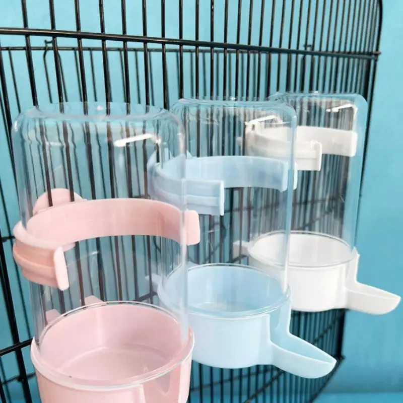 Автоматична пиенето на питейна вода в клетка за птици, Пластмасови Ясла за птици, Пластмасов Диспенсер за вода, пиенето за домашни птици С клипс