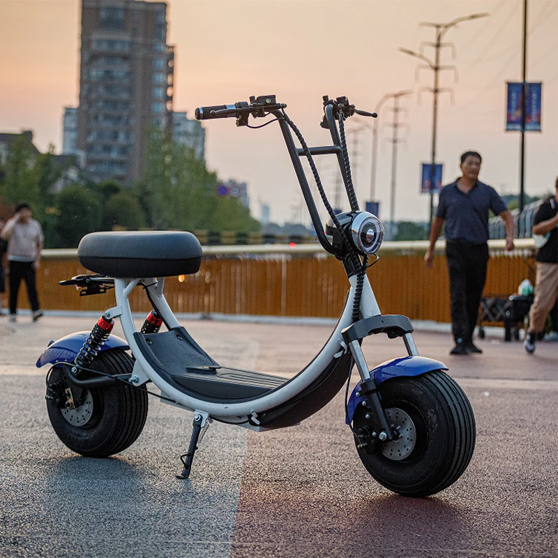 В наличност в ЕС и САЩ Сгъваеми скоростни Електрически скутери за възрастни на едро на електрически мотоциклет citycoco мощност 1000 W 48 S16 за продажба